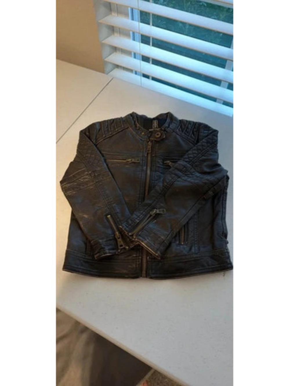 Budermmy Faux Leather Biker Jacket